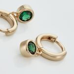 Cr&eacute;oles Plaqu&eacute; Or Leonie Pinelles - Boucles d'oreilles pampille Femme | Marc Orian