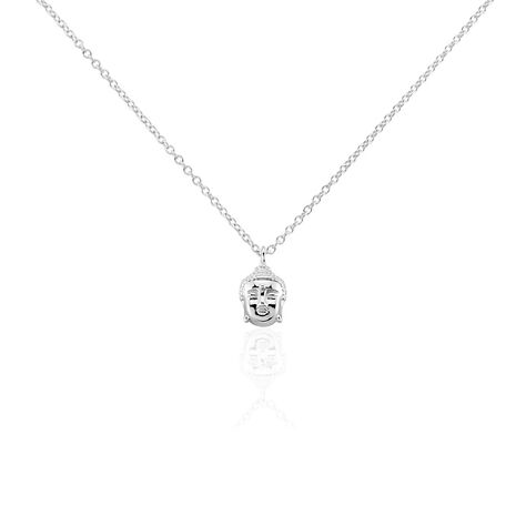 Collier Dhyana Argent Blanc - Colliers Femme | Marc Orian
