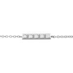 Bracelet Teressa Argent Blanc - Bracelets fantaisie Femme | Marc Orian
