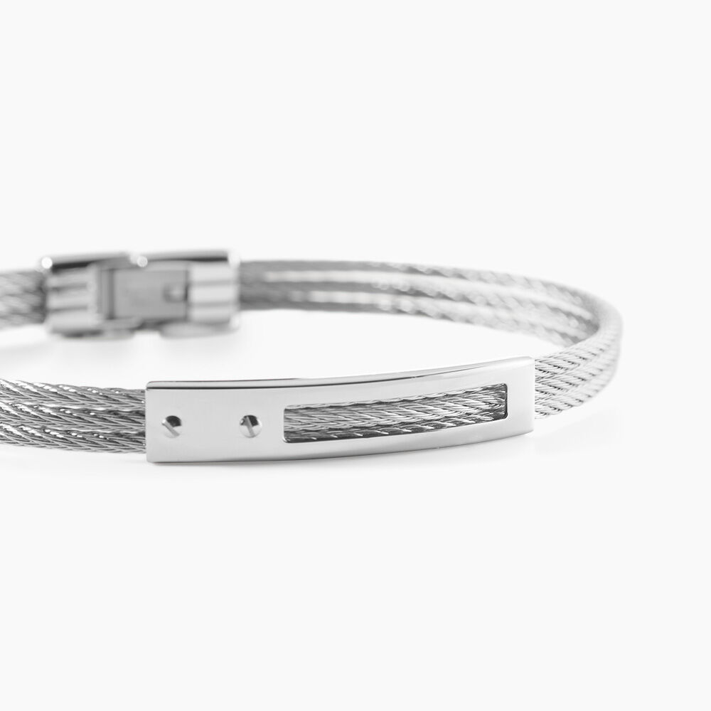 Bracelet Selvi Acier Bicolore - Bracelets cha&icirc;nes Homme | Marc Orian
