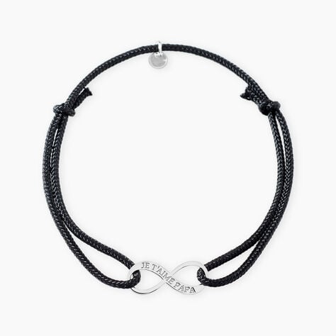 Bracelet Kwesi Argent Blanc - Bracelets cordons Homme | Marc Orian