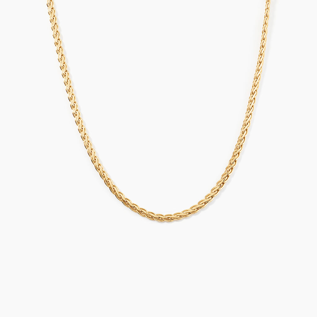 Collier Jayna Maille Palmier Or Jaune - Chaines Femme | Marc Orian