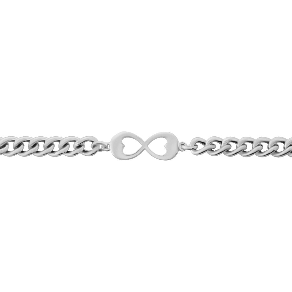 Bracelet Pao Argent Blanc - Bracelets chaînes Femme | Marc Orian