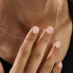 Cha&icirc;ne Igoa Maille For&ccedil;at Diamantee Or Rose - Chaines Femme | Marc Orian