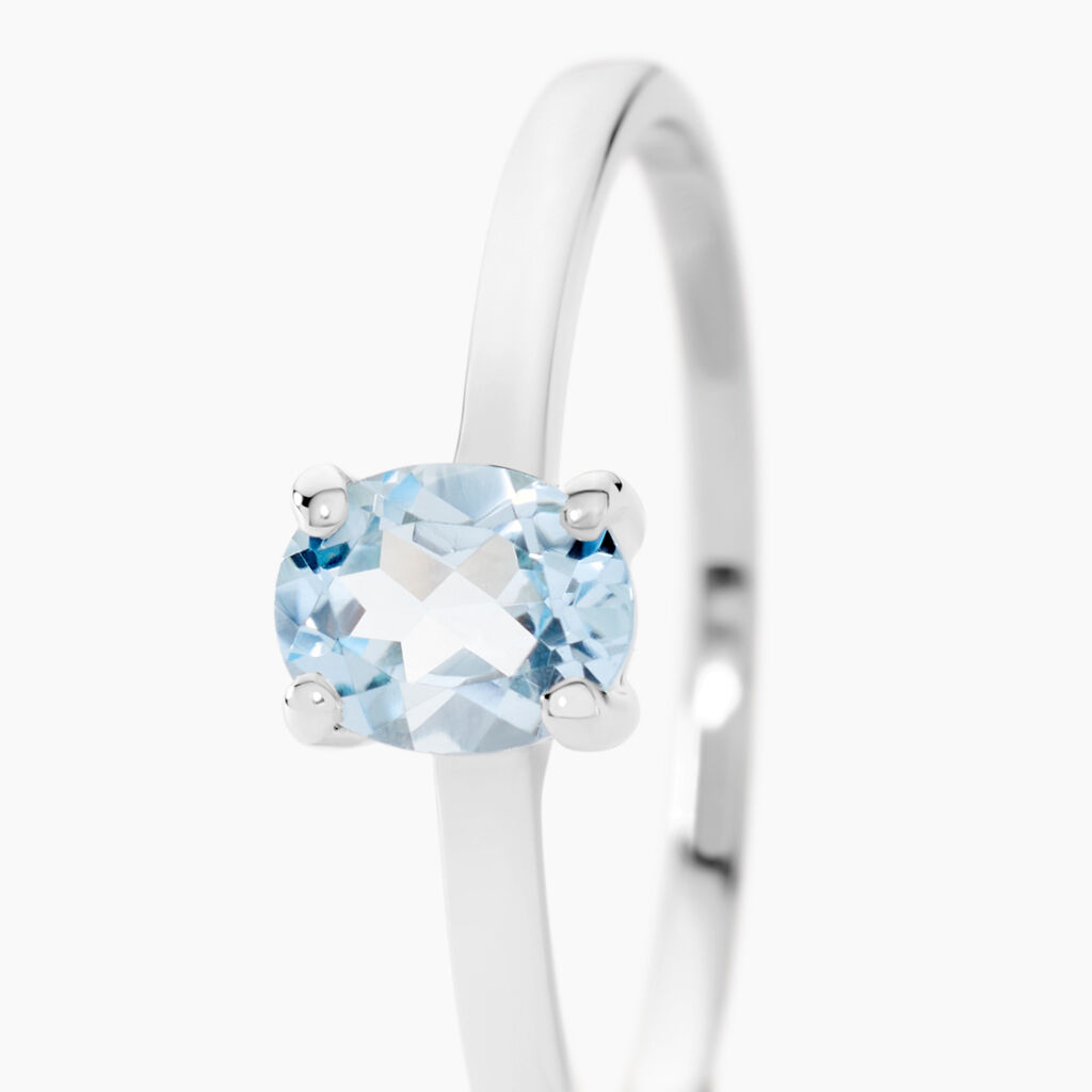 Bague Lily Or Blanc Topaze - Bagues Femme | Marc Orian