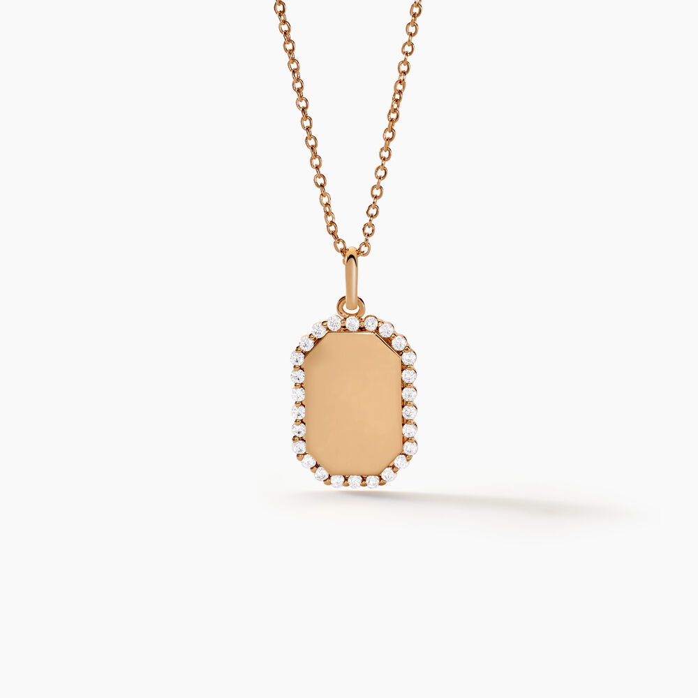 Pendentif Tissem Plaqué Or Doré Oxyde De Zirconium - Pendentifs Femme | Marc Orian