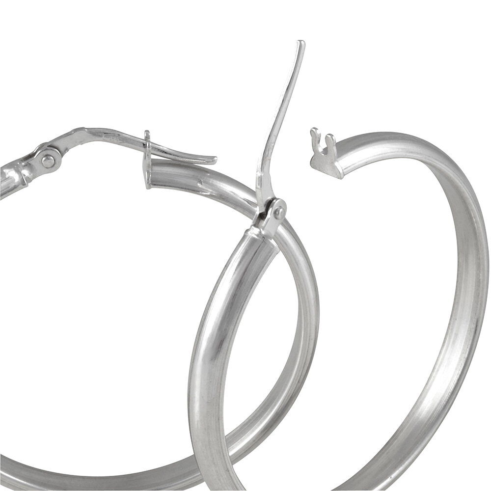 Créoles Shalana Or Blanc - Créoles Femme | Marc Orian