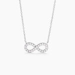 Collier Lou Argent Blanc Oxyde De Zirconium - Colliers avec pierres Femme | Marc Orian