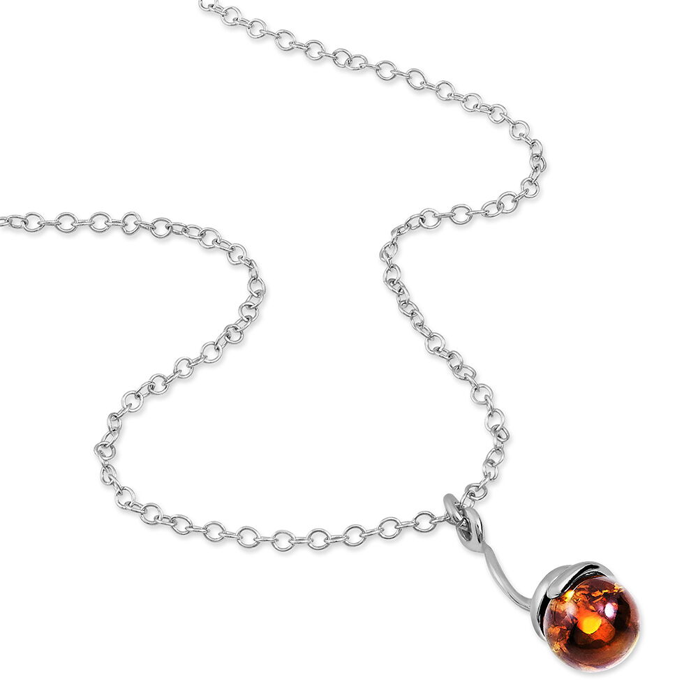 Collier Famata Argent Blanc Ambre - Colliers avec pierres Femme | Marc Orian