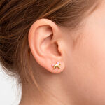 Boucles D'oreilles Puces Heldea Cheval Or Jaune - Puces Enfant | Marc Orian