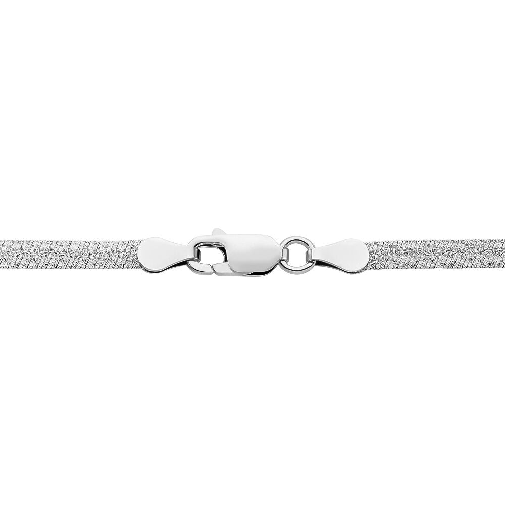 Collier Zoubeida Argent Blanc - Chaines Femme | Marc Orian