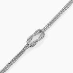 Bracelet Haria Argent Blanc - Bracelets fantaisie Femme | Marc Orian