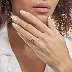 Bague Angie Or Blanc Rubis Et Diamant - Bagues vintage Femme | Marc Orian