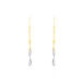Boucles D'oreilles Pendantes Benedicte Or Bicolore - Pendantes Femme | Marc Orian
