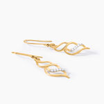 Boucles D'Oreilles Pendantes Suresh Or Jaune Oxyde De Zirconium - Pendantes Femme | Marc Orian