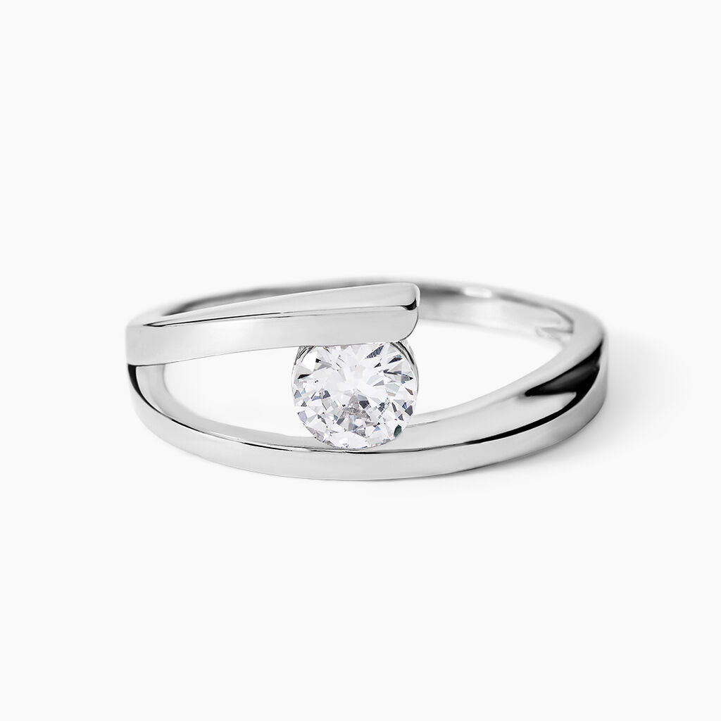 Bague Mary-paule Argent Blanc Oxyde De Zirconium - Bijoux fantaisie Femme | Marc Orian