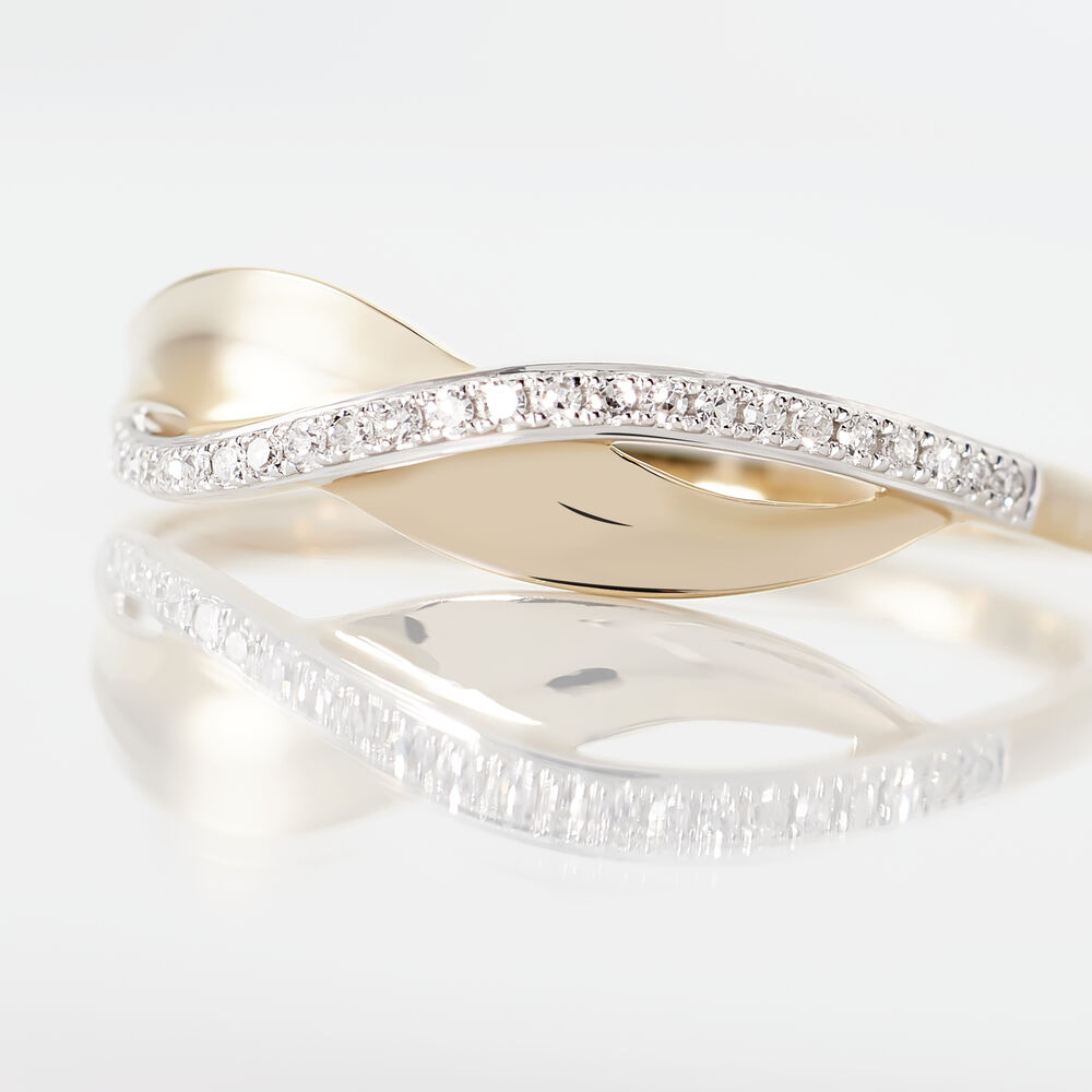 Bague Camelia Or Jaune Diamant - Bagues pierres précieuses Femme | Marc Orian