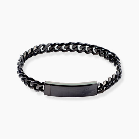 Bracelet Lacoste Baseline Acier Noir - Bracelets cha&icirc;nes Homme | Marc Orian