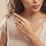 Bague Ceramique X Argent Blanc Oxyde De Zirconium Et C&eacute;ramique - Bagues avec pierre Femme | Marc Orian