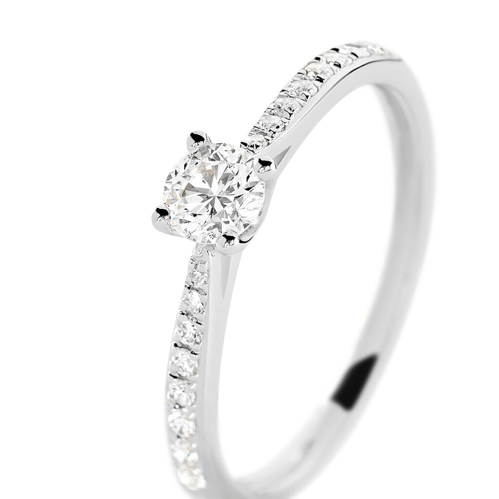 Bague Solitaire Laetitia Or Blanc Diamant B3dfbdw3e5n Marc Orian Bijouterie En Ligne