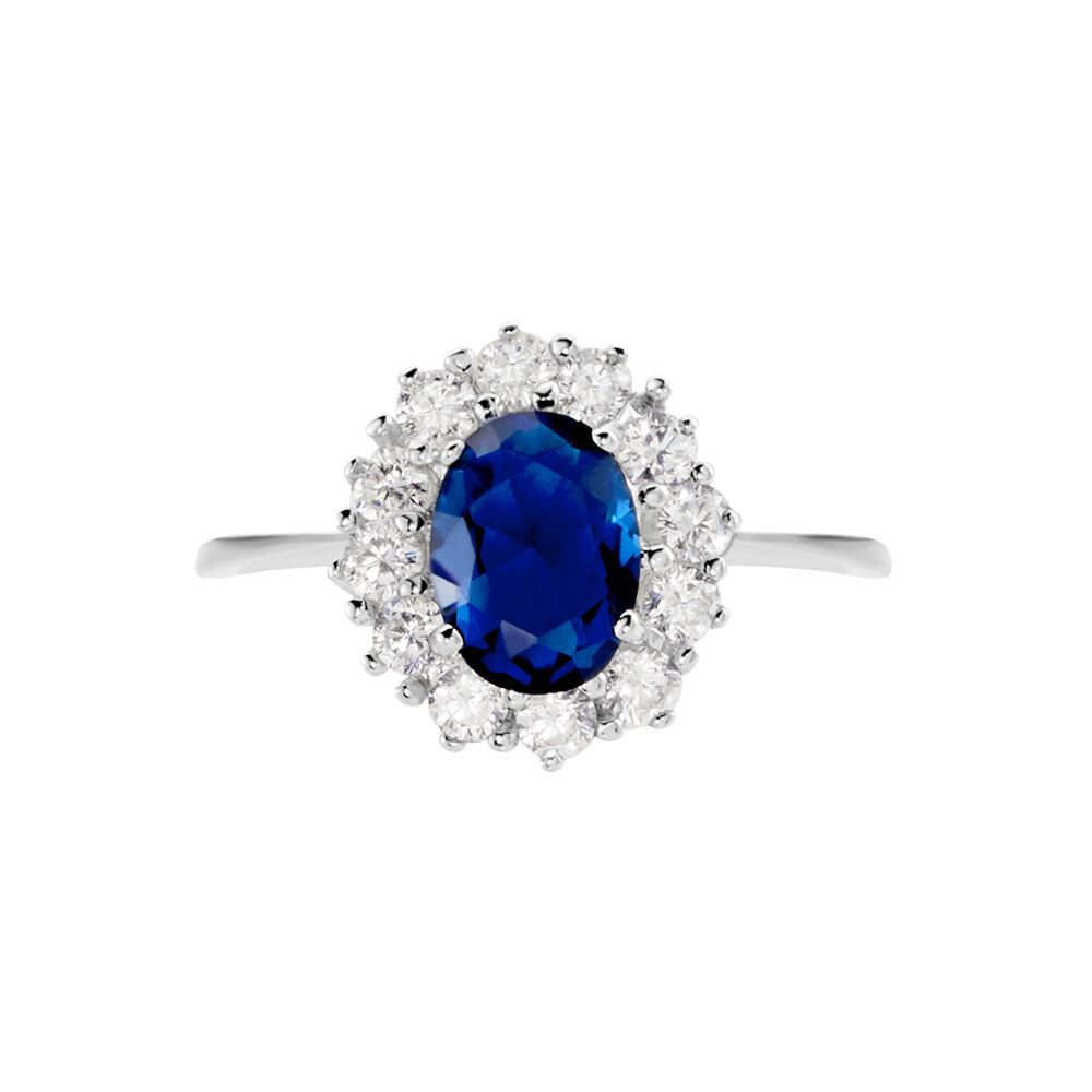 Bague Perez 2 Argent Blanc Oxyde De Zirconium - Solitaires Femme | Marc Orian