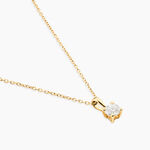 Collier Aphrodite Or Jaune Diamant Synthetique - Colliers avec pierres Femme | Marc Orian