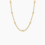 Collier Cyrianne Argent Dor&eacute; A L'Or 750/1000 - Colliers ete Femme | Marc Orian