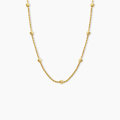 Collier Cyrianne Argent Dor&eacute; A L'Or 750/1000 - Colliers ete Femme | Marc Orian