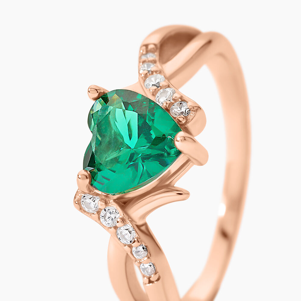 Bague Argent Rose Avalon Oxyde De Zirconium - Bijoux fantaisie Femme | Marc Orian