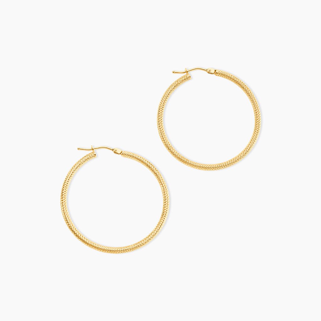 Créoles Ulrica Or Jaune - Créoles Femme | Marc Orian