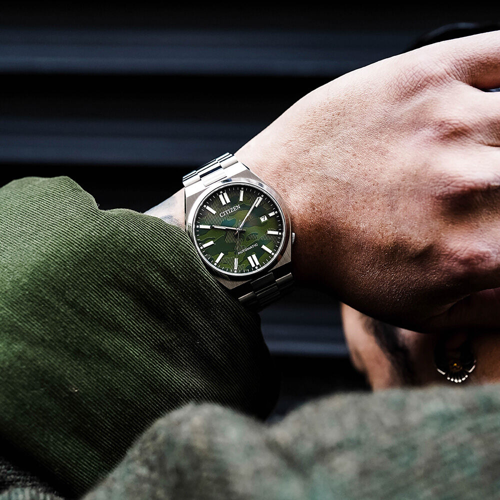 Montre Citizen Tsuyosa Nj0159 Kaki - Montres automatiques Unisex | Marc Orian