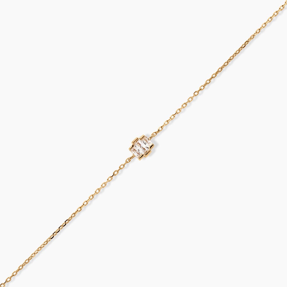 Bracelet Isoria Plaqu&eacute; Or Jaune Oxyde De Zirconium - Bracelets fantaisie Femme | Marc Orian