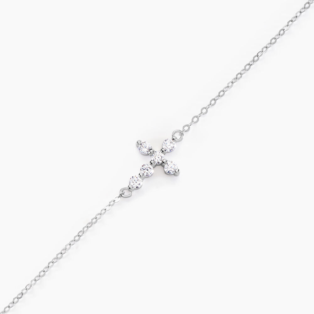 Bracelet Or Blanc Kerem Oxyde - Bracelets chaînes Femme | Marc Orian