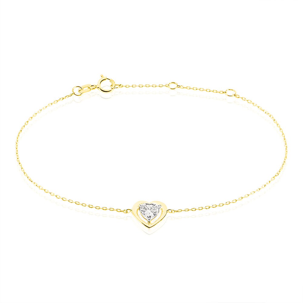 Bracelet Anastasy Or Jaune Oxyde De Zirconium - Bracelets cha&icirc;nes Femme | Marc Orian