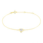 Bracelet Anastasy Or Jaune Oxyde De Zirconium - Bracelets cha&icirc;nes Femme | Marc Orian