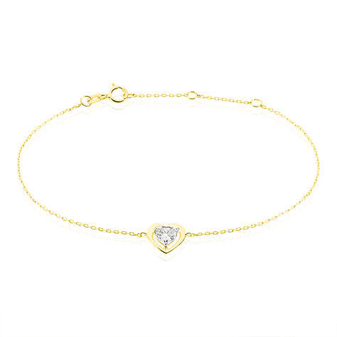 Bracelet Anastasy Or Jaune Oxyde De Zirconium - Bracelets cha&icirc;nes Femme | Marc Orian