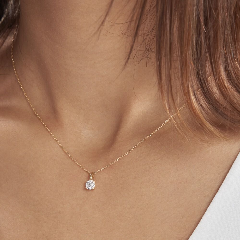 Pendentif Victoria Or Jaune Diamant - Pendentifs Femme | Marc Orian