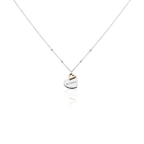 Collier Argent Bicolore Nura - Colliers Femme | Marc Orian