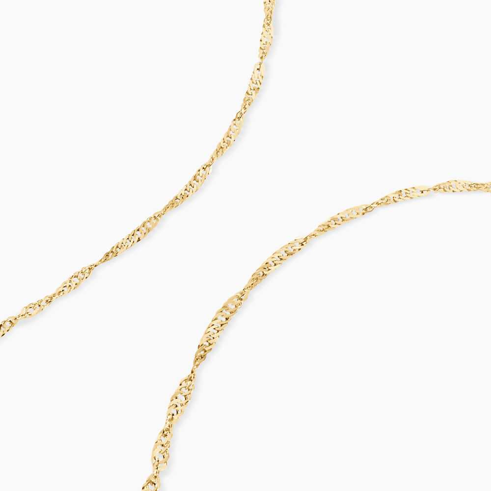 Chaîne Imanie Maille Singapour Or Jaune - Chaines Femme | Marc Orian