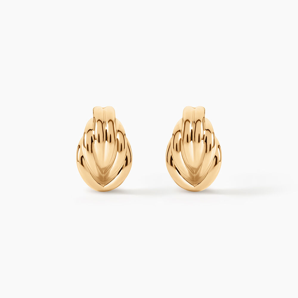 Boucles D'Oreilles Puces Nickie Plaqu&eacute; Or Jaune - Puces Femme | Marc Orian