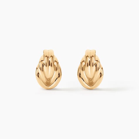 Boucles D'Oreilles Puces Nickie Plaqu&eacute; Or Jaune - Puces Femme | Marc Orian