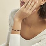 Bracelet Argent Blanc Mialy Ambre - Bracelets cordons Femme | Marc Orian