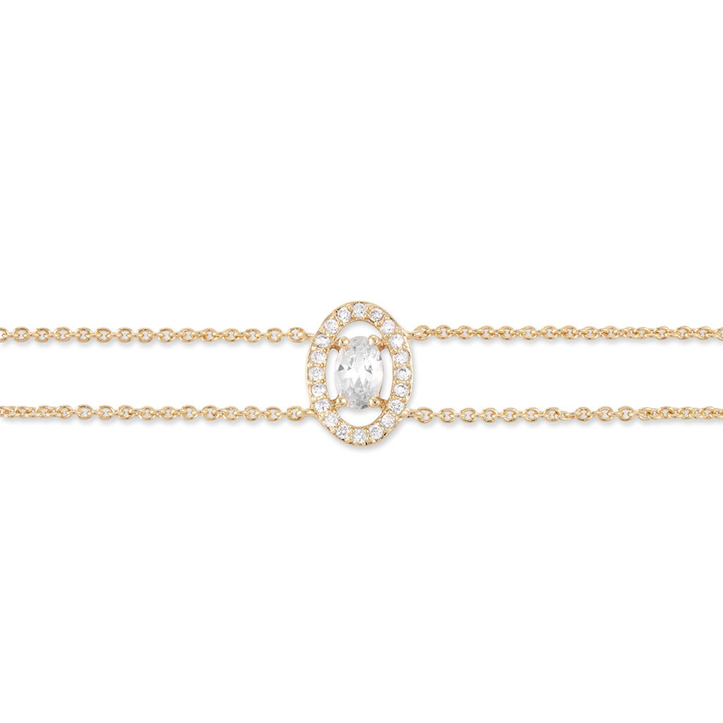 Bracelet Classical Plaqué Or Jaune Oxyde De Zirconium - Bracelets chaînes Femme | Marc Orian