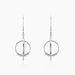 Boucles D'oreilles Pendantes Siara Argent Blanc - Pendantes Femme | Marc Orian