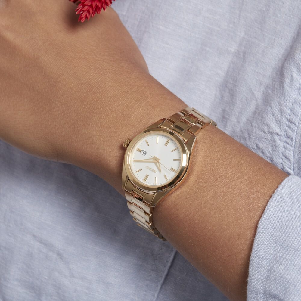 Montre homme Seiko Classique SUR307P1 blanc - Seiko E-boutique Officielle
