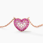 Collier Reflets Romantiques Argent Rose Oxyde De Zirconium - Colliers avec pierres Femme | Marc Orian