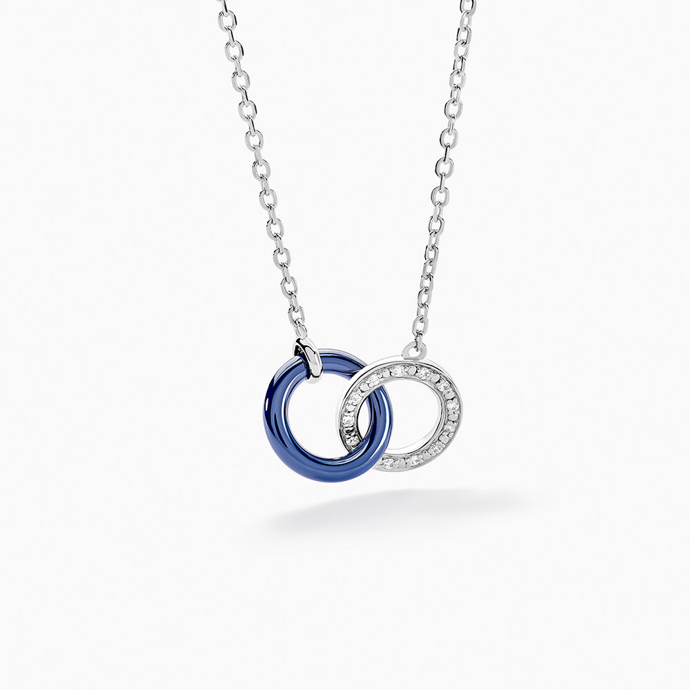 Collier Grizzel Argent Blanc Oxyde De Zirconium - Colliers avec pierres Femme | Marc Orian