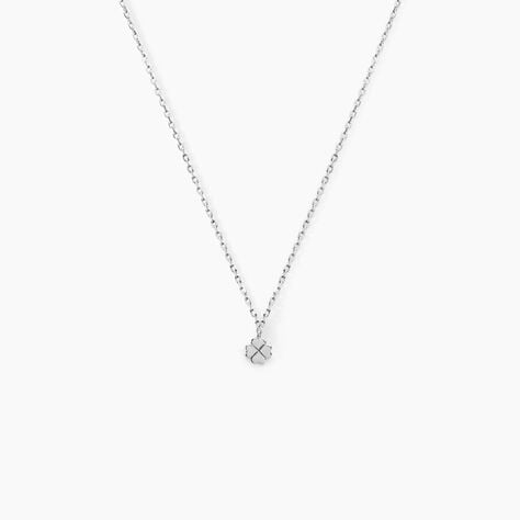 Collier Mayane Argent Blanc - Colliers Femme | Marc Orian