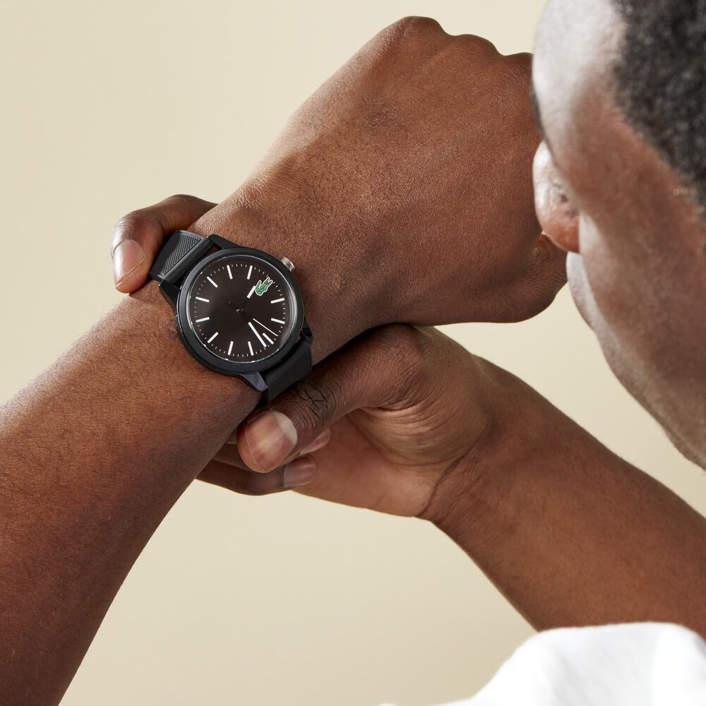 Montre Lacoste 12.12 Noir - Montres classiques Homme | Marc Orian