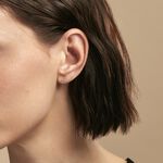 Boucles D'oreilles Puces Serafino Or Jaune - Puces Femme | Marc Orian